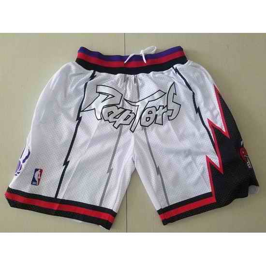 Toronto Raptors Basketball Shorts 005->nba shorts->NBA Jersey