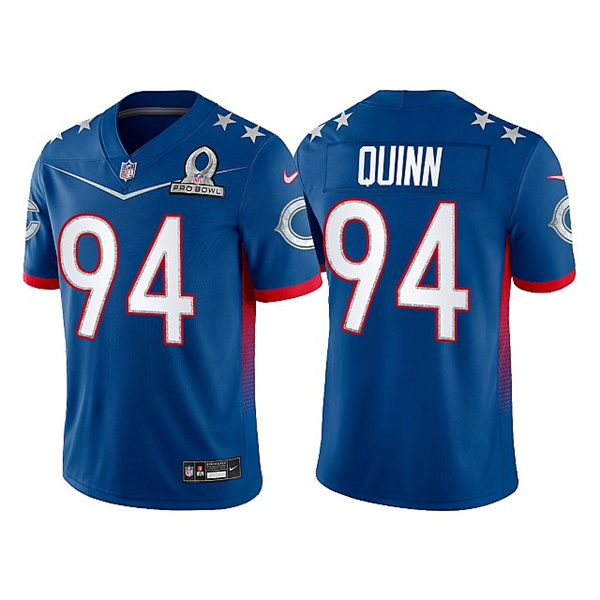 Men’s Chicago Bears #94 Robert Quinn 2022 NFC Royal Pro Bowl Stitched Jersey->2022 pro bowl->NFL Jersey