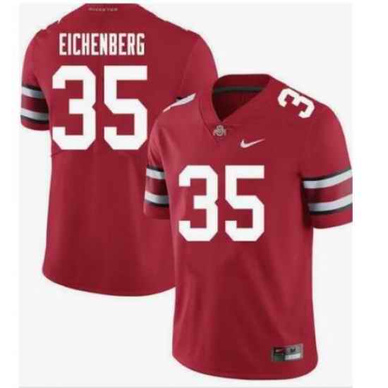 Men #35 Tommy Eichenberg Ohio State Men Player Jersey Red->alabama crimson tide->NCAA Jersey