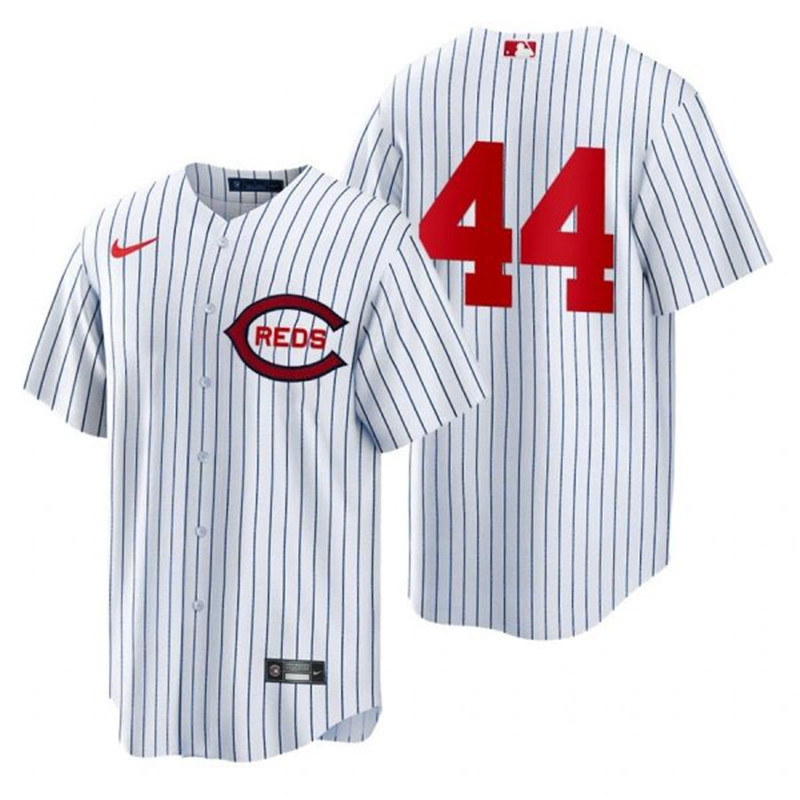 Reds #44 Aristides Aquino White Nike 2022 Field of Dreams Cool Base Jersey->cincinnati reds->MLB Jersey