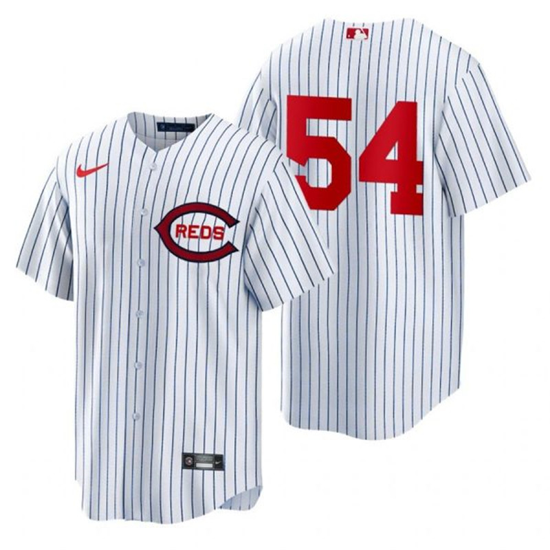 Reds #54 Hunter Strickland White Nike 2022 Field of Dreams Cool Base Jersey->cincinnati reds->MLB Jersey