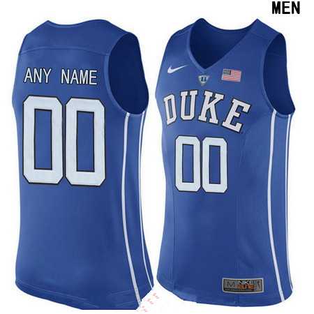 Women%27s Duke Blue Devils Custom Nike Performance Elite Royal Blue College Basketball Jersey->customized ncaa jersey->Custom Jersey