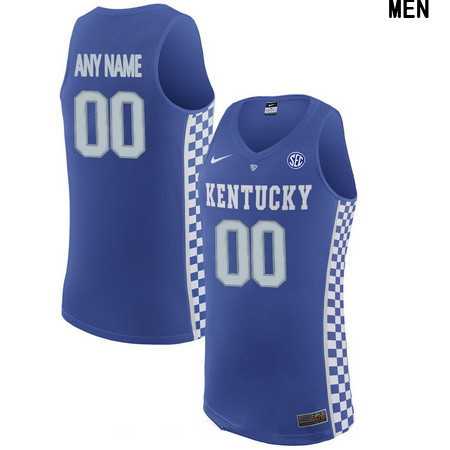 Women%27s Kentucky Wildcats Custom College Basketball Royal Blue Nike Elite Jersey->customized ncaa jersey->Custom Jersey