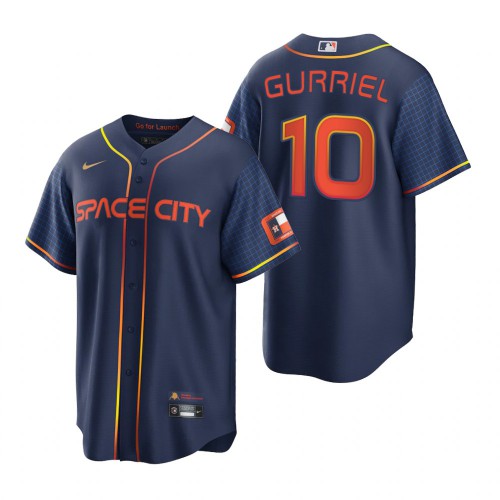 Houston Houston Astros #10 Yuli Gurriel Navy Men’s Nike Game 2022 City Connect MLB Jersey Men’s->houston astros->MLB Jersey