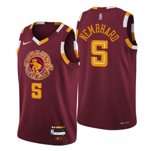 Cleveland Cleveland Cavaliers #5 RJ Nembhard Men’s Nike Wine 2021/22 Swingman NBA Jersey – City Edition Men’s->cleveland cavaliers->NBA Jersey