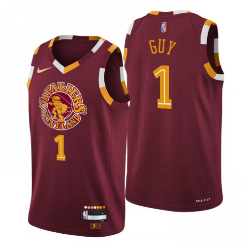Cleveland Cleveland Cavaliers #1 Kyle Guy Men’s Nike Wine 2021/22 Swingman NBA Jersey – City Edition Men’s