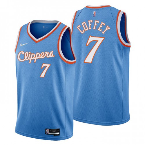 Los Angeles Los Angeles Clippers #7 Amir Coffey Men’s Nike Blue 2021/22 Swingman NBA Jersey – City Edition Men’s