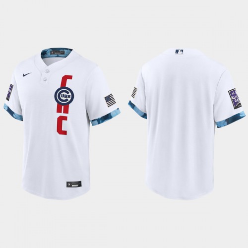 Chicago Chicago Cubs 2021 Mlb All Star Game Fan’s Version White Jersey Men’s->youth mlb jersey->Youth Jersey