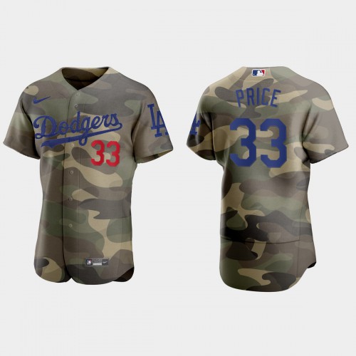 Los Angeles Los Angeles Dodgers #33 David Price Men’s Nike 2021 Armed Forces Day Authentic MLB Jersey -Camo Men’s
