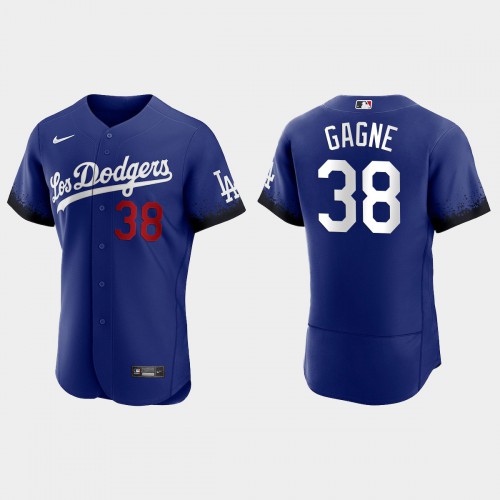 Los Angeles Los Angeles Dodgers #38 Eric Gagne Nike Men’s 2021 City Connect Authentic MLB Jersey Royal Men’s