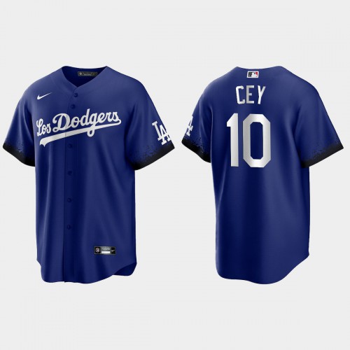 Los Angeles Los Angeles Dodgers #10 Ron Cey Nike Men’s 2021 City Connect Game MLB Jersey Royal Men’s