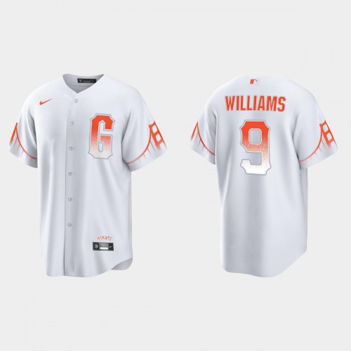 San Francisco San Francisco Giants #9 Matt Williams Men’s 2021 City Connect White Fan’s Version Jersey Men’s->youth mlb jersey->Youth Jersey