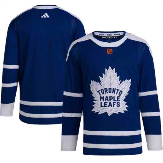 Men Toronto Maple Leafs Black Blank Blue 2022 #23 Reverse Retro Stitched Jersey->anaheim ducks->NHL Jersey