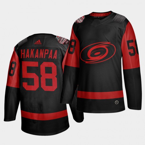 Carolina Carolina Hurricanes #58 Jani Hakanpaa Black Men’s 2021 Stadium Series Outdoor Game Jersey Men’s->carolina hurricanes->NHL Jersey