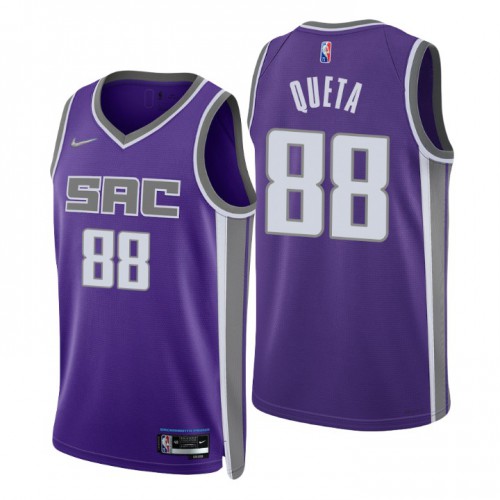 Nike Sacramento Kings #88 Neemias Queta Purple Men’s 2021-22 NBA 75th Anniversary Diamond Swingman Jersey – Icon Edition Men’s->toronto raptors->NBA Jersey
