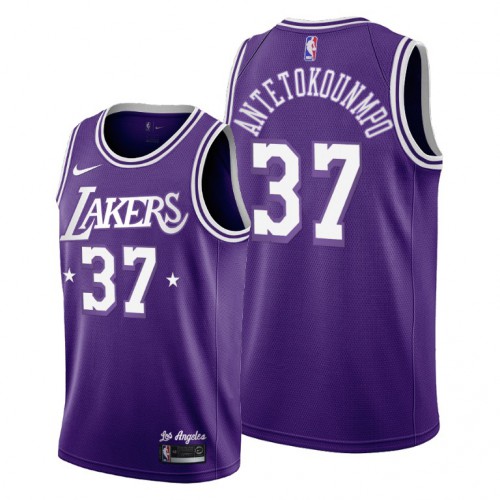 Los Angeles Los Angeles Lakers #37 Kostas Antetokounmpo Men’s 2021-22 City Edition Purple NBA Jersey Men’s->miami marlins->MLB Jersey