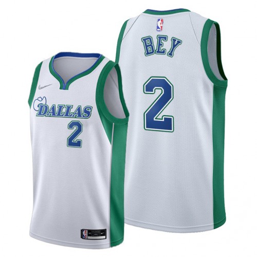 Dallas Dallas Mavericks #2 Tyler Bey Men’s 2021-22 City Edition White NBA Jersey Men’s->women nba jersey->Women Jersey