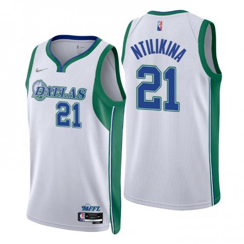 Dallas Dallas Mavericks #21 Frank Ntilikina Men’s Nike White 2021/22 Swingman NBA Jersey – City Edition Men’s->women nba jersey->Women Jersey