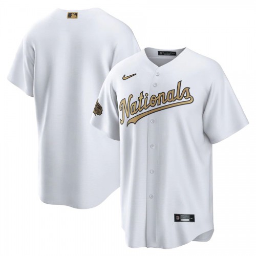 Washington Washington Nationals Blank Men’s Nike White 2022 MLB All-Star Game Replica Jersey Men’s