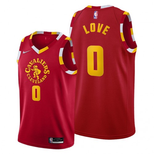 Cleveland Cleveland Cavaliers #0 Kevin Love Youth 2021-22 City Edition Red NBA Jersey Youth->youth nba jersey->Youth Jersey