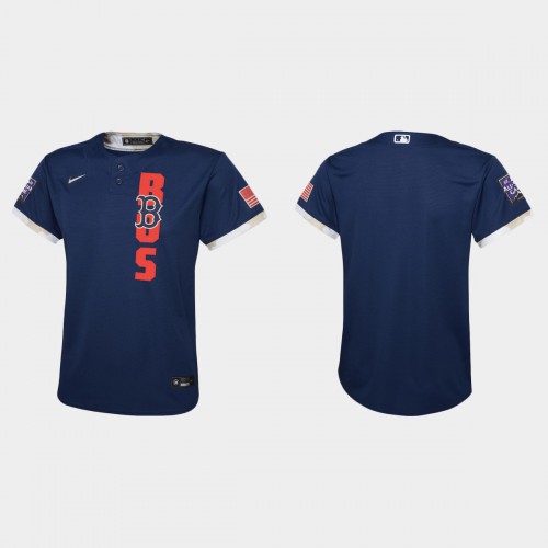 Boston Boston Red Sox Youth 2021 Mlb All Star Game Navy Jersey Youth->women mlb jersey->Women Jersey