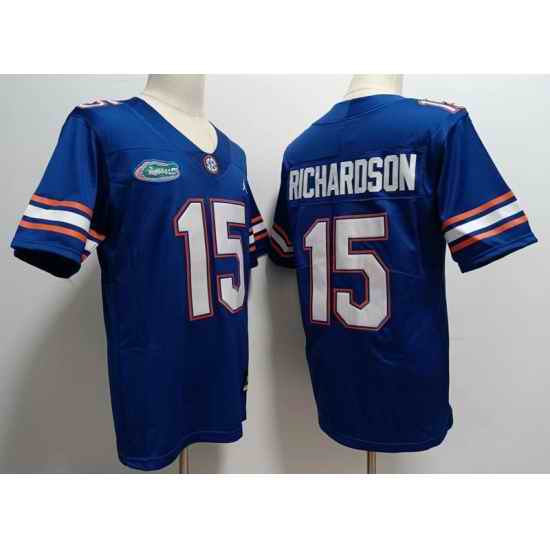 Men Florida Gators Anthony Richardson #15 Blue College Football Jersey