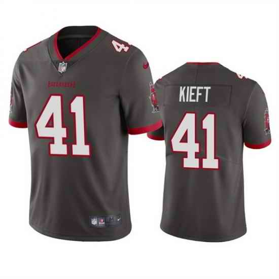 Men Tampa Bay Buccaneers #41 Ko Kieft Grey Vapor Untouchable Limited Stitched Jersey->tampa bay buccaneers->NFL Jersey