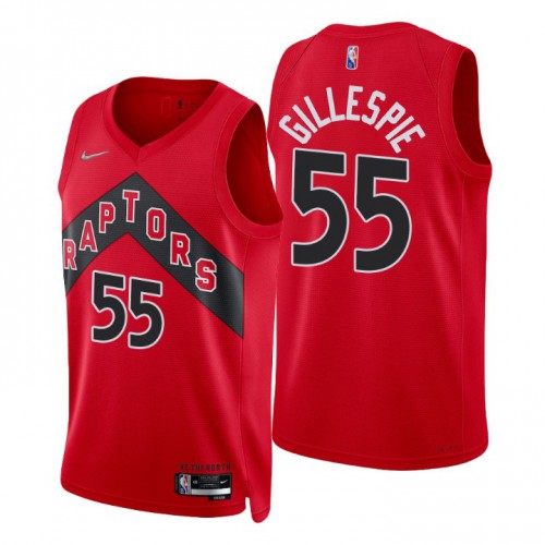Nike Toronto Raptors #55 Freddie Gillespie Red Men’s 2021-22 NBA 75th Anniversary Diamond Swingman Jersey – Icon Edition Men’s->utah jazz->NBA Jersey