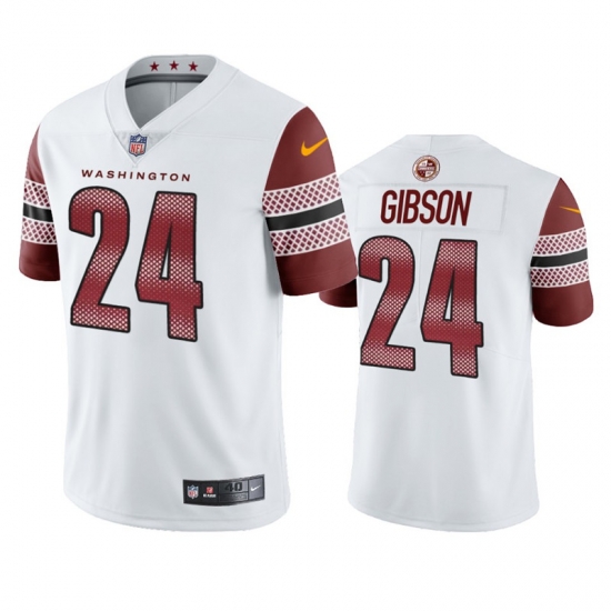Men Washington Commanders #24 Antonio Gibson 2022 Burgundy Game Stitched Jersey White->buffalo bills->NFL Jersey