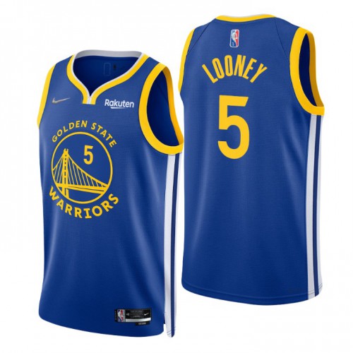 Nike Golden State Warriors #5 Kevon Looney Royal Men’s 2021-22 NBA 75th Anniversary Diamond Swingman Jersey – Icon Edition Men’s