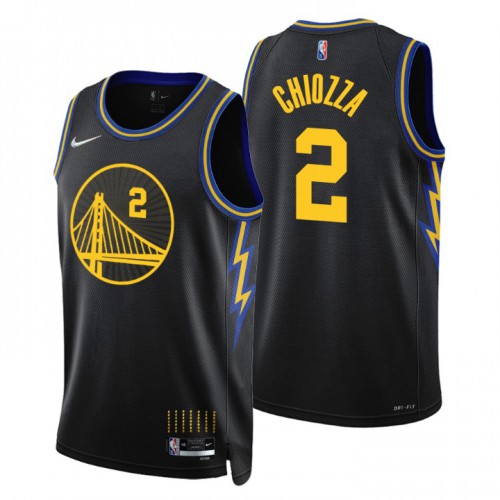 Golden State Golden State Warriors #2 Chris Chiozza Men’s Nike Black 2021/22 Swingman NBA Jersey – City Edition Men’s