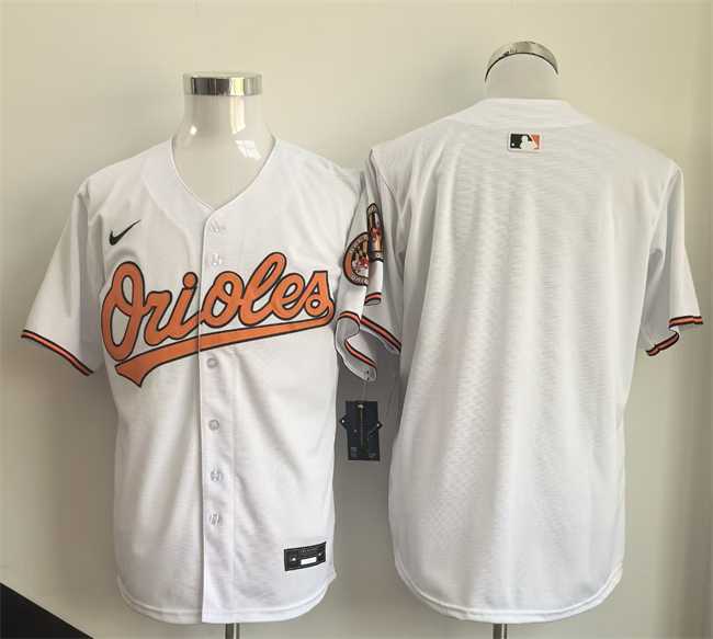 Mens Baltimore Orioles Blank White 2025 Limited Stitched Jersey
