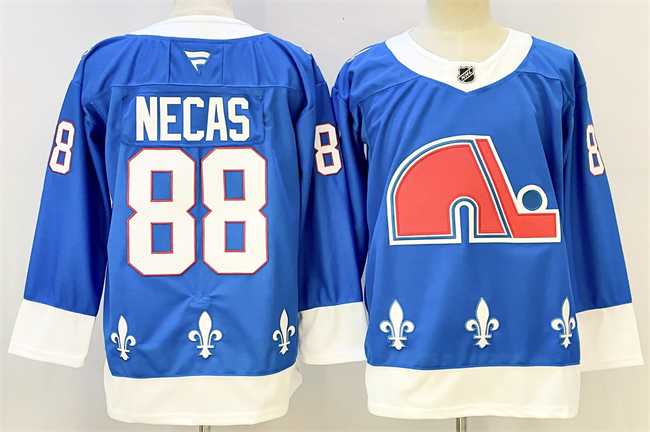 Mens Colorado Avalanche #88 Martin Necas Blue 2025 Stitched Jersey
