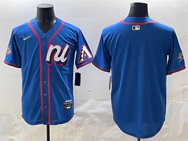 Mens National League Arizona Diamondbacks Blank Blue 2025 All-Star Edition Limited Stitched Baseball Jersey