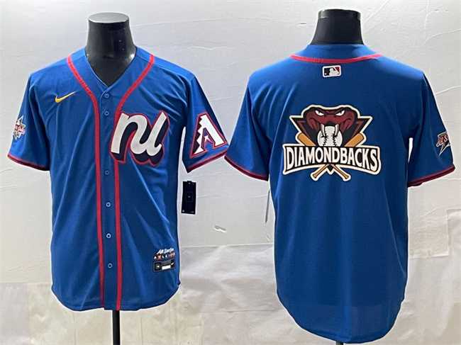 Mens National League Arizona Diamondbacks Team Big Logo Blue 2025 All-Star Edition Limited Stitched Baseball Jersey