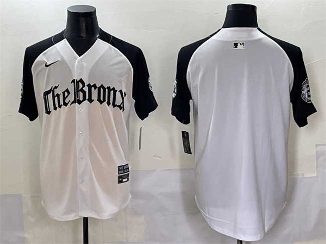 Mens New York Yankees Blank White Black Gothic Legacy Edition Vapor Premier Limited Stitched Baseball Jersey