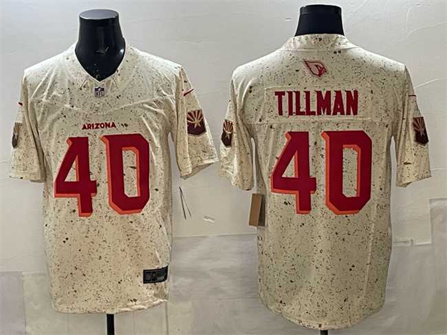 Mens Arizona Cardinals #40 Pat Tillman 2025 F.U.S.E. Rivalries Vapor Untouchable Limited Stitched Jersey Dzhi