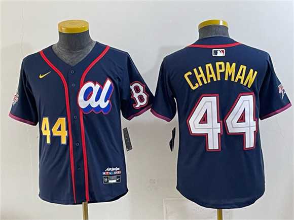 Womens American League #44 Aroldis Chapman Navy 2025 All-Star Edition Limited Stitched Jersey->2025 mlb all-star->MLB Jersey
