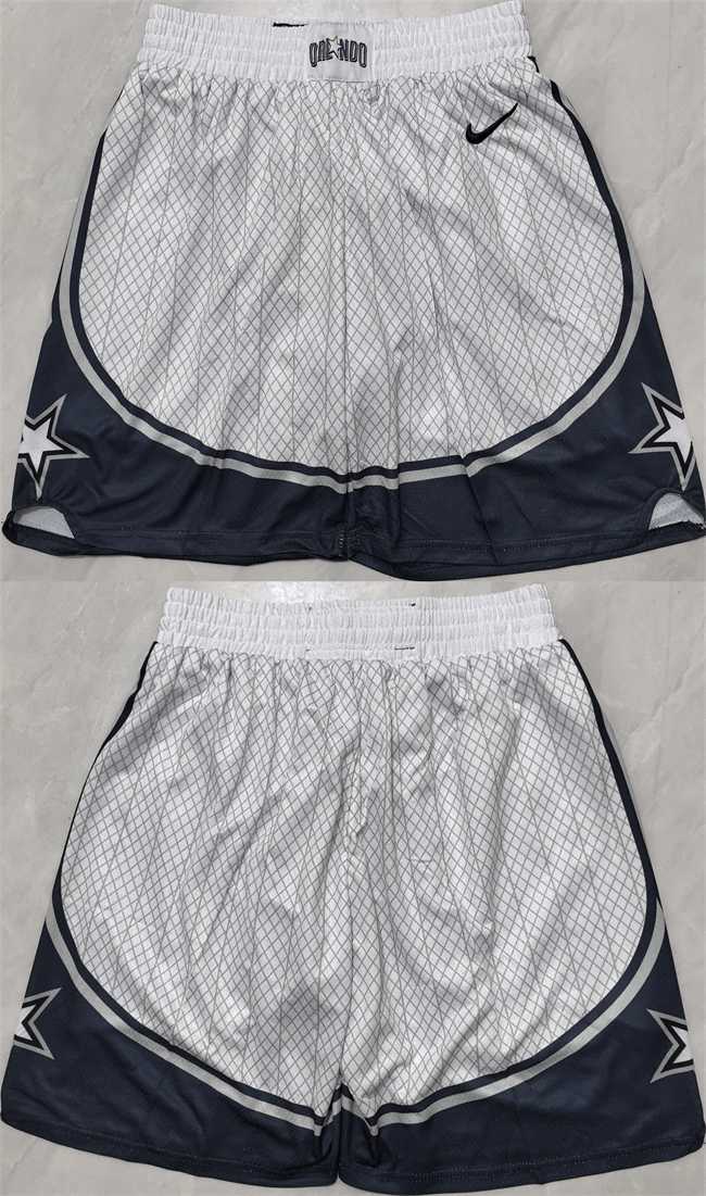 Mens Orlando Magic Silver 2025 City Edition Shorts(Run Small)