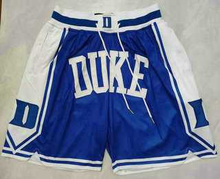 Mens Duke Blue Devils Blue Just Don Shorts