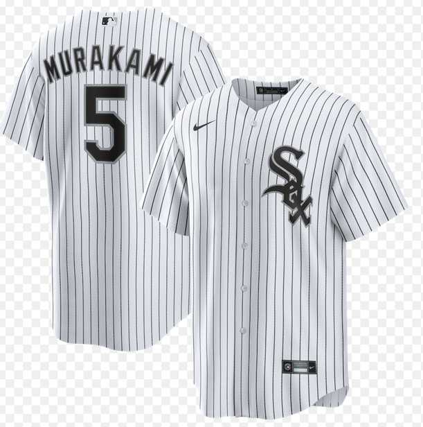 Mens Chicago White Sox #5 Munetaka Murakami Nike White Home Replica Jersey Dzhi