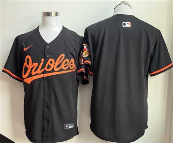 Mens Baltimore Orioles Blank Black 2025 Alternate Limited Stitched Jersey
