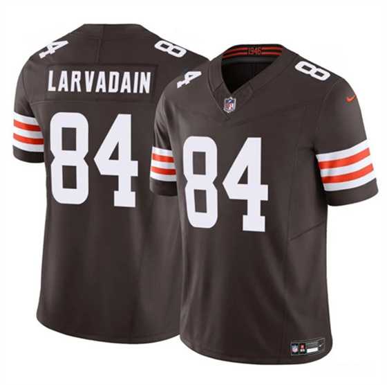 Men & Women & Youth Cleveland Browns #84 Gage Larvadain Brown 2025 F.U.S.E. Vapor Limited Stitched Jersey
