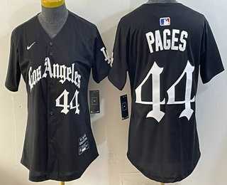 Womens Los Angeles Dodgers #44 Andy Pages Black Gothic Edition Vapor Premier Limited Jersey->mlb womens jerseys->MLB Jersey