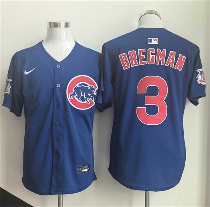 Mens Chicago Cubs #3 Alex Bregman Royal 2026 Limited Stitched Jersey