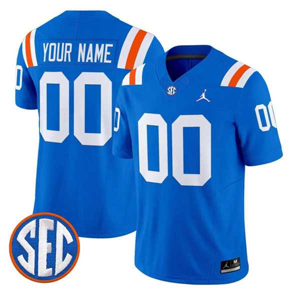 Mens Florida Gators ACTIVE PLAYER Custom Royal F.U.S.E. 1960s Throwback Vaport Limited Stitched Jersey