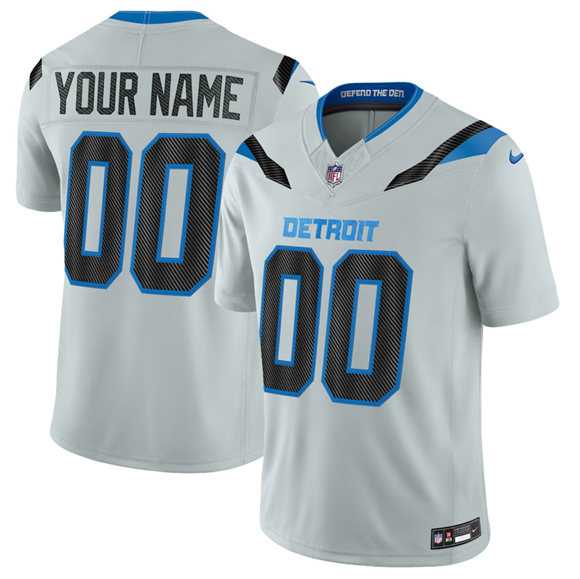 Mens Carolina Panthers Active Player Custom Gray 2026 F.U.S.E. Rivalries Vapor Untouchable Limited Football Stitched Jersey