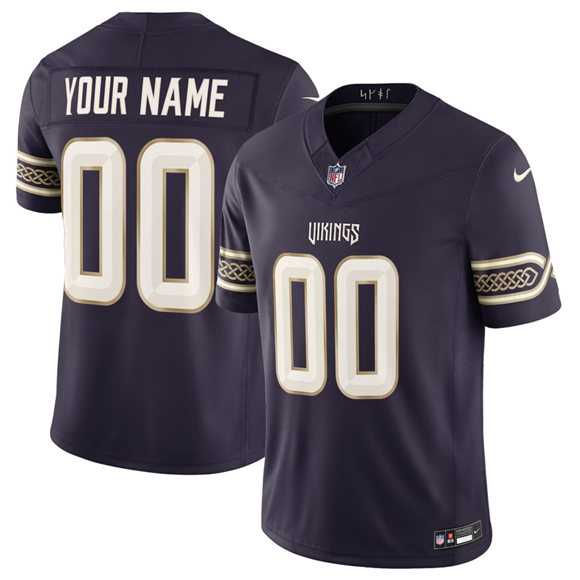 Mens Minnesota Vikings Active Player Custom Purple 2026 F.U.S.E. Rivalries Vapor Untouchable Limited Football Stitched Jersey