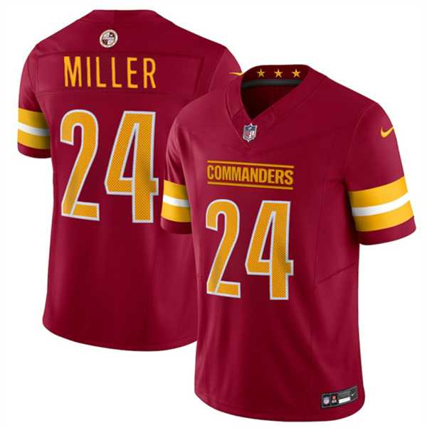 Men & Women & Youth Washington Commanders #24 Von Miller Burgundy 2025 F.U.S.E. Vapor Limited Stitched Jersey