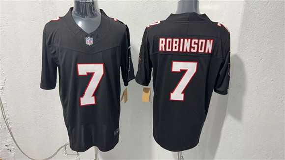 Mens Atlanta Falcons #7 Bijan Robinson Black F.U.S.E. Vapor Untouchable Limited Stitched Jersey